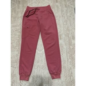 FIGS Women's Size XS Zamora Jogger Scrub - Coral